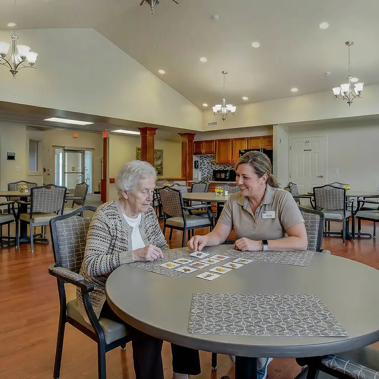 Residents in common area